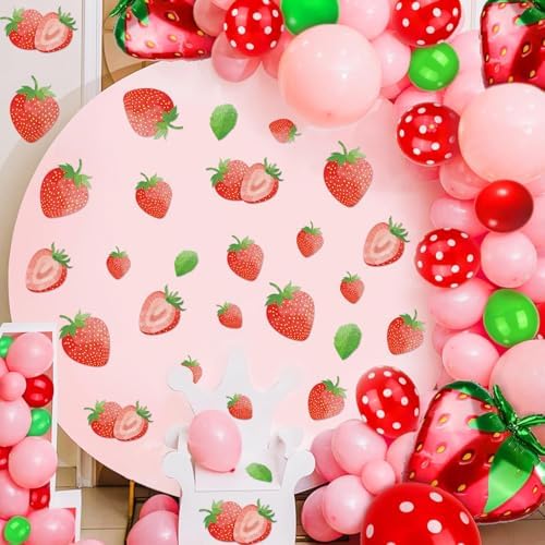 AOWDIAO 80 Pcs Strawberry Wall Decals – Peel and Stick for Bedroom, Kitchen, Bathroom & Nursery – Cute Strawberry Decor for Home & Party - Image 6