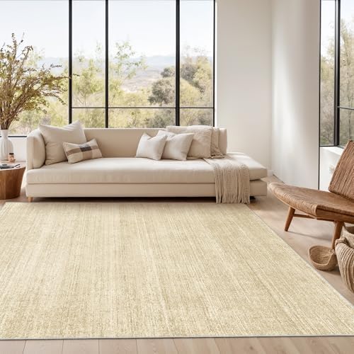 Valenrug 6x9 Area Rugs Non Slip, Large Washable Rugs for Living Room, Tan - Image 3