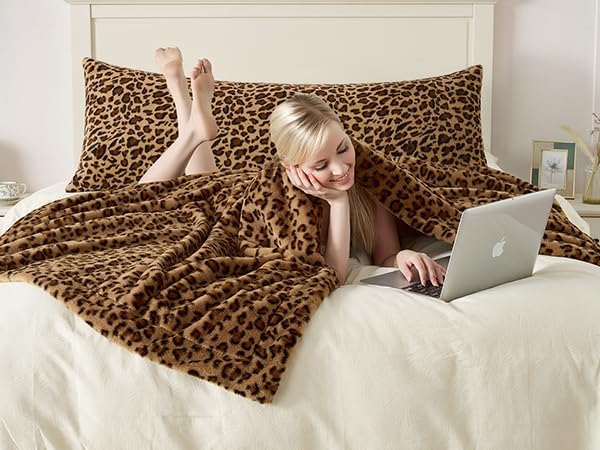 GALMAXS7 Cheetah Pillow Covers Leopard Throw Pillow Covers, 20x54 - Image 6