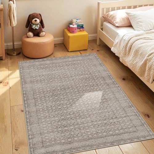 Rugxara 3x5 Entryway Rug, Vintage Boho Bedroom Area Rug - Image 3