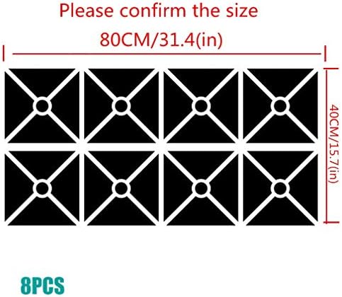 3D Mirror Wall Stickers, Acrylic Square Geometric Pattern DIY Art Decals, Self Adhesive Mirror Plastic Wall Sheet Tiles Home Decoration for Living Room Bedroom Stair Wall Decor (Triangle- 8pcs) - Image 3