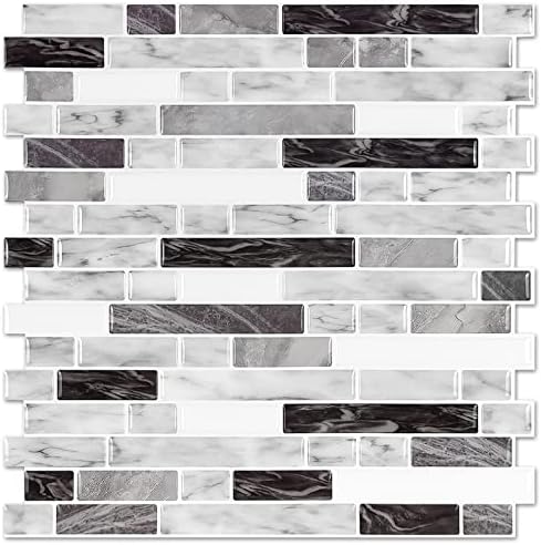 STICKGOO Peel and Stick Wall Tile Self-Adhesive Backsplash Thicker Design by STICKGOO