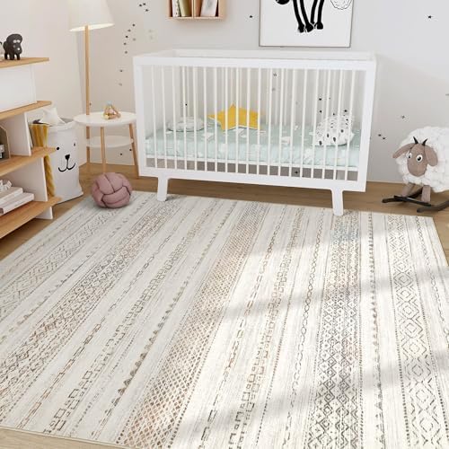 Nakagishi Boho 4x6 Area Rug Living Room Rugs Machine Washable Multi Color - Image 6