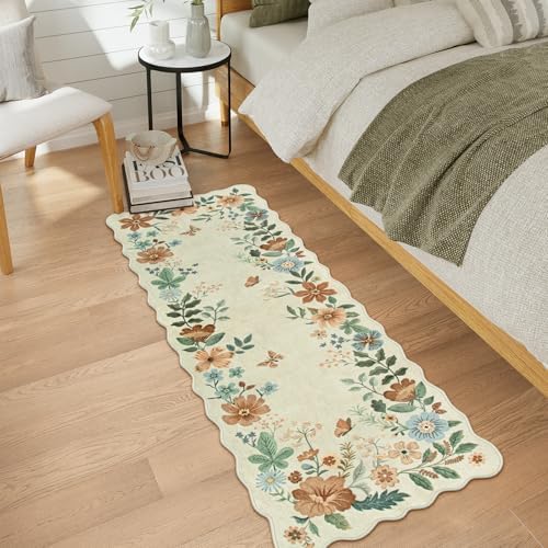 Lahome Floral Kitchen Runner Rug, 2x5 Rug Runners for Hallways Non Slip - Image 3