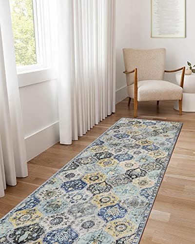 Lahome Moroccan Washable Hallway Runner, 2'5''x8' Kitchen Runner Non Slip - Image 5