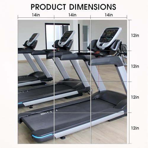VASUHOME Home Gym Mirrors 14 x12 Inch - 12PCS HD Glass Wall Mounted Mirror Tiles for Home Gym, Bedroom, Living Room, Door, Closet - Image 7
