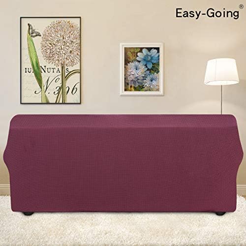 Easy-Going Stretch Couch Covers for Sofa Washable Large ASH Rose - Image 4