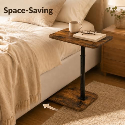 C-Shaped TV Tray Table, Height Adjustable Side Table, Couch Table End Table - Image 7