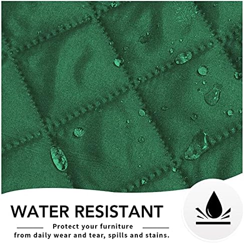 Easy-Going Oversized Recliner Chair Slipcover Reversible Sofa Cover Water Resistant Couch Cover Furniture Protector with Elastic Straps for Pets Dog Cat (Oversized Recliner, Green/Christmas Red) - Image 4