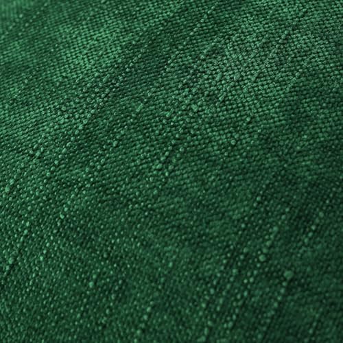 Set of 4 Soft Textured Decorative Throw Pillow Covers 18x18 Inch Cozy Farmhouse Cushion Cover Square Accent Pillow Cases for Bed Couch Sofa Living Room, Dark Green - Image 4