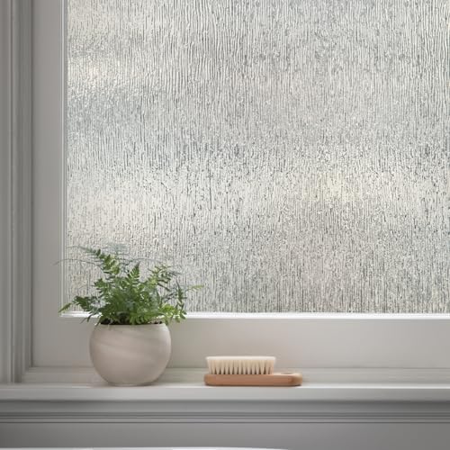 Rain Window Privacy Film by Artscape - Decorative Textured Glass Design, Static Cling, Blocks Views, Not Light, UV Protection, Non-Adhesive Water-Applied Installation, Made in USA - 36 x 72 Inch by Unknown