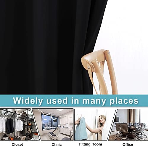 RYB HOME Room Divider Curtains Blackout Privacy Space Wall Screens Curtains - Image 4
