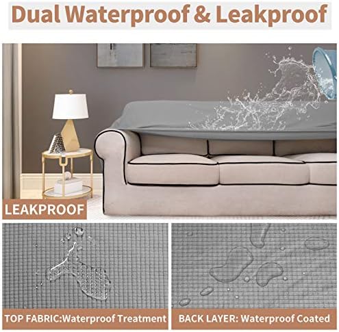 Easy-Going 100% Waterproof Oversized Chair Couch Cover, Stretch Sofa Cover - Image 3