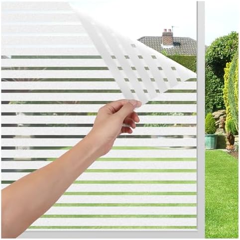 LEMON CLOUD Frosted Glass Window Privacy Film Decorative, 35.4″ x 78.7″ by LEMONCLOUD