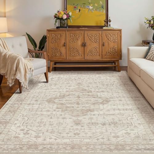 Rugxara 4x6 Vintage Boho Washable Rug for Bedroom - Image 3