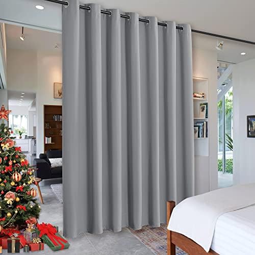 RYB HOME Privacy Curtain for Sliding Glass Door Locker Room Basement Closet by RYBHOME
