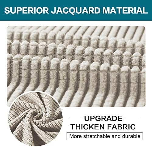 Turquoize 4 Piece Sofa Covers for 3 Cushion Couch Sofa Slipcover Soft Couch Cover for Dogs-Washable Sofa Furniture Covers with 3 Individual Large Cushion Covers (XL Sofa, Island Fossi) - Image 3