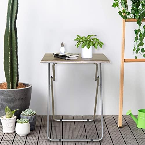 Garden 4 you TV Tray Table TV Dinner Tray Set of 2,Eating Trays (3D,2PCS) - Image 6
