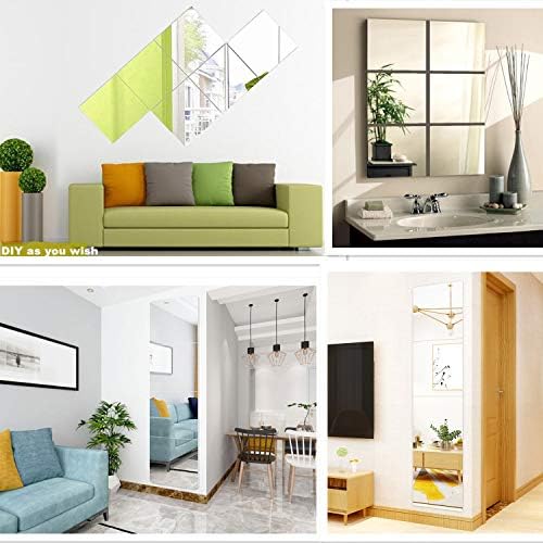 17" x 12" Self Adhesive Acrylic Mirror Sheet 0.08"(2mm) Thick, Non Glass Safety Mirror Great for Classroom Camping Baby Kids Playroom Pet Horses or Chicken Coop - Image 3