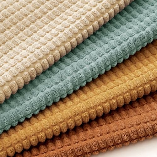 MIULEE Boho Decorative Pillow Covers 20x20 Inch Set of 4 Orange/Teal - Image 2