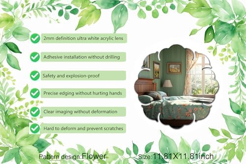 Shatterproof Scratch-Resistant Wall Mirror for Room Decorative - Image 4
