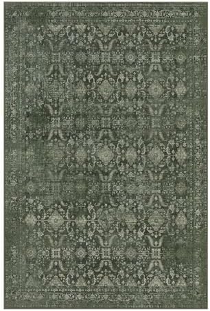 Rugxara Green 9x12 Area Rugs for Living Room Bedroom Large Washable Rug - Image 6