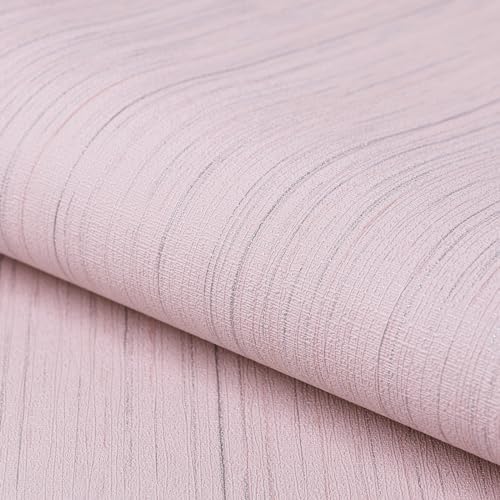 Pink Grasscloth Peel and Stick Wallpaper Texture Contact Paper A Set of 15.7" X 480" Self-Adhesive Linen Removable Wallpaper Cabinets Counter Top Liners - Image 5
