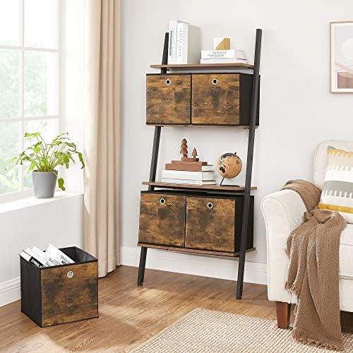 SONGMICS Storage Cubes, Set of 6, 11.8-Inch Foldable Closet Organizers - Image 2