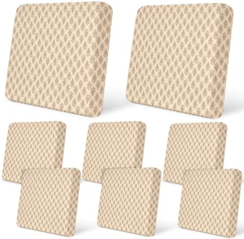 8Pcs Patio Cushion Covers Stretch Outdoor Furniture Protector Slipcovers by pickyNproud