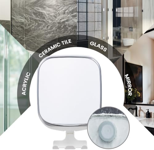 TAILI Shower Mirror Fogless for Shaving,Fogless Mirror Suction Wall Mounted - Image 6