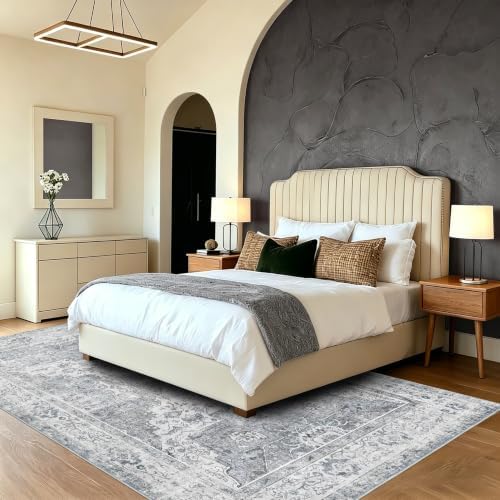 6x9 Area Rugs, Washable Non-Slip Low Pile Rugs for Living Room - Image 3