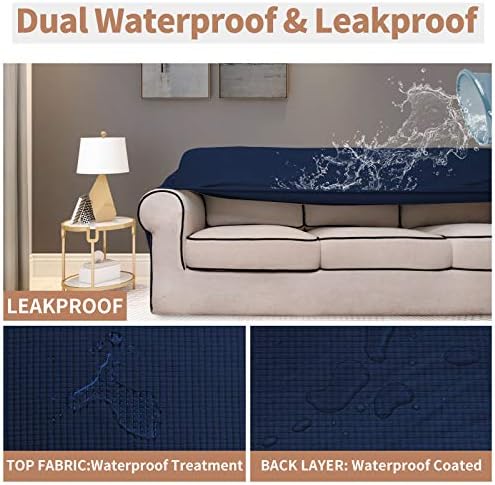 Easy-Going 100% Waterproof Chair Couch Cover, Stretch Jacquard Sofa Cover - Image 3