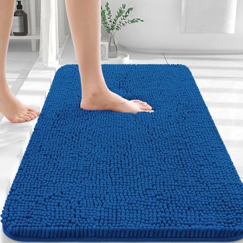 OLANLY Bathroom Rugs 36x24, Extra Soft Absorbent Chenille Bath Rugs - Image 2