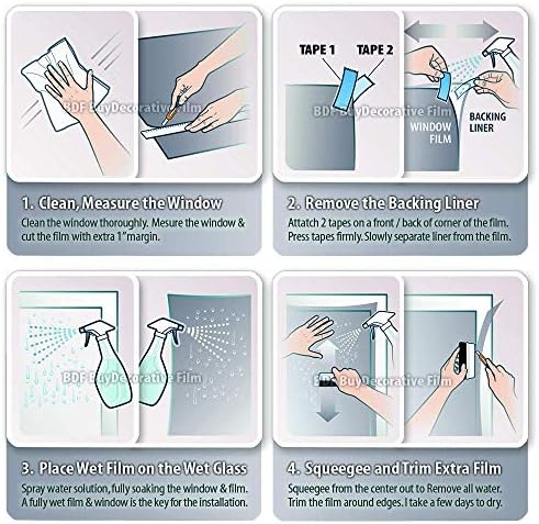 BDF S05 Window Film Heat Control Mirror Silver 5 (Very Dark) - 30in X 49ft - Image 6