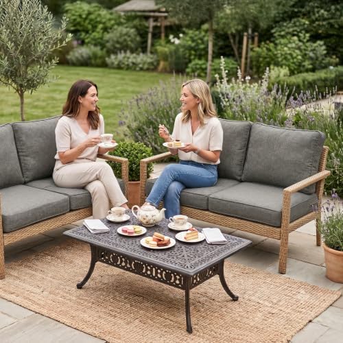 8Pcs Patio Cushion Covers Stretch Outdoor Furniture Protector Slipcovers - Image 2