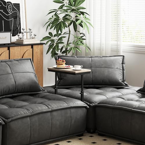 TUTOTAK End Table, Side Table, Tall Couch Table, Sofa Table - Image 3