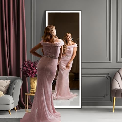 Kosmonia 56"x18" LED Full Length Mirror with Lights - Image 2