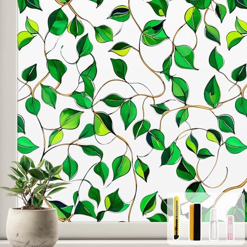 Kromapolis Privacy Window Film Frosted Glass Static Cling, 17.5" x 157.4" by Kromapolis