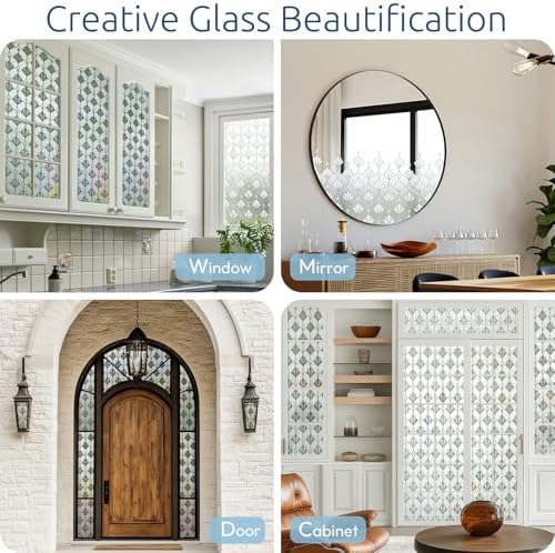 rabbitgoo Privacy Window Film Frosted Glass, 23.6" x 78.7" - Image 6