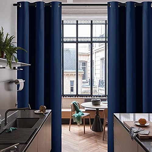 RYB HOME Blackout Curtains for Bedroom Living Room Dining Room Kitchen Dorm - Image 2