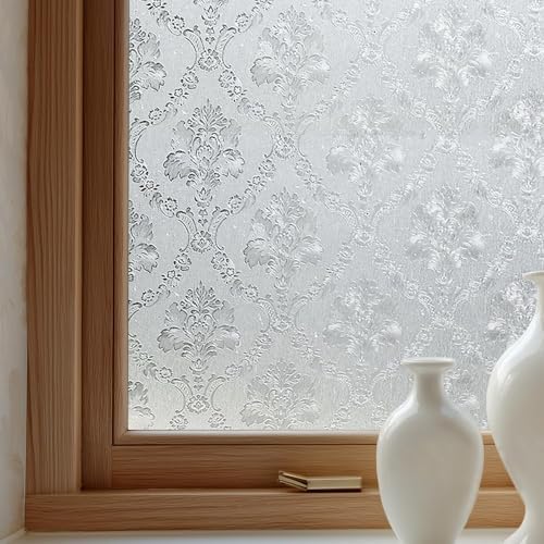 OHTMERU Window Privacy Film Decorative Non-Adhesive, Reusable, Anti-Glare by OHTMERU