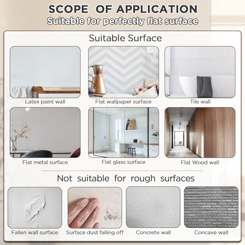 iCAGY Acrylic Full Body Self-Adhesive Shatterproof Mirror - Image 6