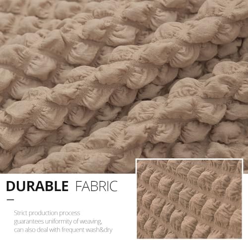 NICEEC Sofa Covers Khaki Couch Cover Stretch Sofa Slipcovers with Skirt - Image 5