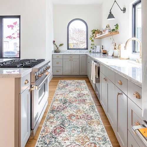 Lahome Moroccan Hallway Rug, 2'5''x8' Soft Washable Kitchen Runner Rugs - Image 4