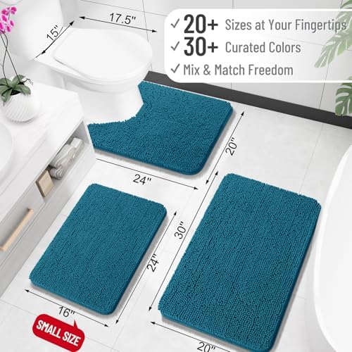 OLANLY Large Bathroom Rugs 44x32, Extra Soft Absorbent Chenille Bath Rugs - Image 2