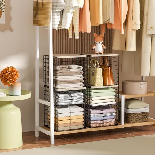 2 Pack Closet Organizer System, Extra Tall Stackable Closet Shelves - Image 7