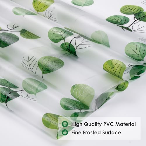 DKTIE Eucalyptus Leaves Stained Glass Window Film 17.7'' x 118.1'' - Image 3