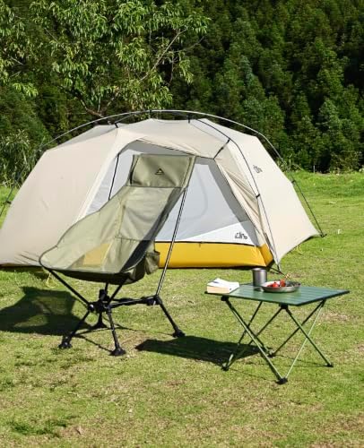iClimb Ultralight Compact Camping Folding Table (Green - L) - Image 2