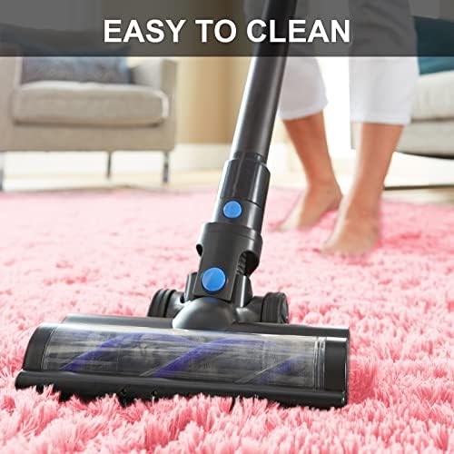 Ophanie Small Rug Washable Non Slip Throw Bedside Area Rugs, Fluffy Soft Pink Mini Bedroom Carpet, Affordable Door Entryway Indoor Inside Front Entrance Dog 2x3 Mat, Home Decor Aesthetic, Nursery - Image 6