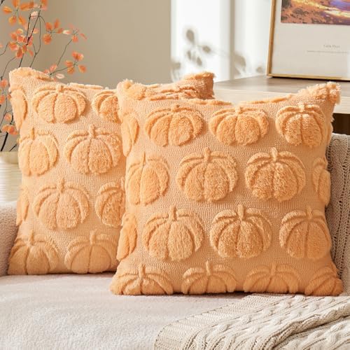 MIULEE Fall Pillow Covers Pumpkin Fall Decor 18x18 Pumpkin by MIULEE